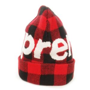 Supreme ニット帽 レッド