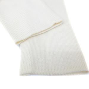 GUCCI ニット セーター ウール シルク混 シェリーライン 長袖 クルーネック L アイボリー 紺 ネイビー