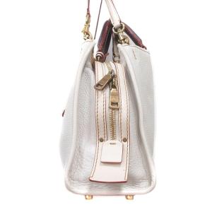 COACH 2wayバッグ ハンド ワンショルダー レザー 白 アイボリー