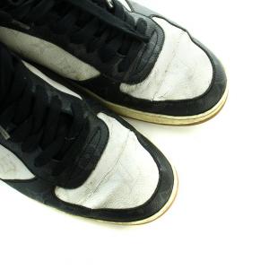 LOUIS VUITTON モノグラム リヴォリ ライン ハイカット スニーカー シューズ 靴 レザー 9 28cm 黒 ブラック