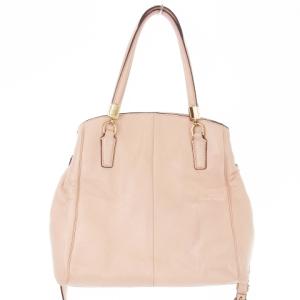 COACH ショルダーバッグ ハンドバッグ 2way レザー ロゴ チャーム ピンク 27862