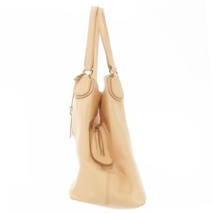 COACH ショルダーバッグ レザー ロゴ エンボス加工 ホース アンド キャリッジ ロゴチャーム ピンクベージュ