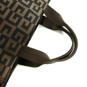 GIVENCHY トートバッグ ロゴ G柄 モノグラム キャンバス 茶 ブラウン GY18
