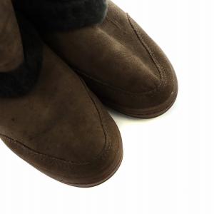 UGG australia サンダンス SUNDANCE ムートンブーツ ロング ロゴ US9 26cm 茶 ブラウン 5325 GY18