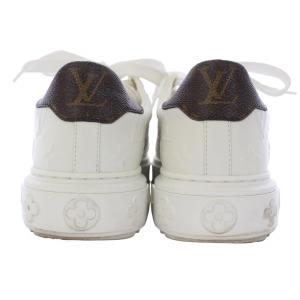 LOUIS VUITTON タイムアウト ライン スニーカー モノグラム 37  ホワイト