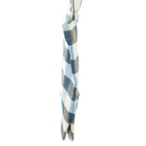Vivienne Westwood トートバッグ キャンバス チェック オーブ ブルー