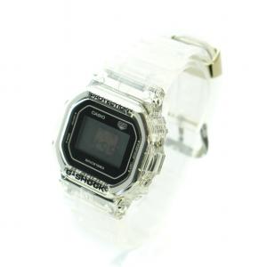 CASIO G-SHOCK 腕時計 ウォッチ クォーツ デジタル スケルトン ロゴ デイト カレンダー付き シルバー色 クリア DW-5040RX GY18