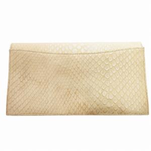 VERSACE クラッチバッグ セカンド 型押し レザー ベージュ /HO 0303 GY18