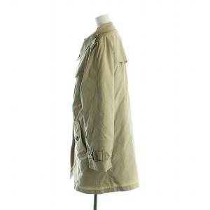 BURBERRY LONDON ダウンコート ノバチェック 長袖 ライナー付き 総裏地 ステンカラー 48 L ピンクベージュ GY17
