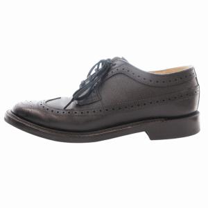 REGAL ビジネスシューズ ドレス 革靴 レースアップ ウイングチップ レザー 25 黒 ブラック /GV GY18