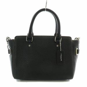 COACH オールオーバーバタフライ ミニブレイクキャリーオール ハンドバッグ ショルダー 2WAY レザー スタッズ アップリケ ロゴ