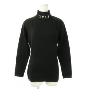 ヴィンテージ ニット ハイネック 9 ブラック