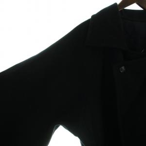 Y's 初期タグ ビッグカラーコート ブラック