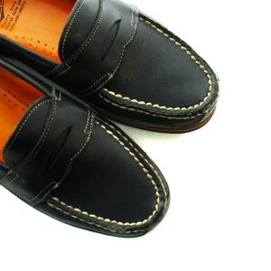 Danner コイン ローファー モカシン ビブラムソール レザー 黒 ブラック GY18 /MQ