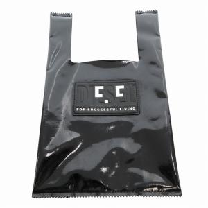 美品 ハンドバッグ 手提げ エナメル レザーロゴ 黒 ブラック /FF GY27