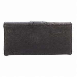 SEE BY CHLOE ハナ HANA 二つ折り長財布 ウォレット チャーム付 ロゴ レザー 黒 ブラック /GV GY18