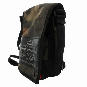 DIESEL ショルダーバッグ ポーチ ナイロン 迷彩柄 カモフラ カーキ
