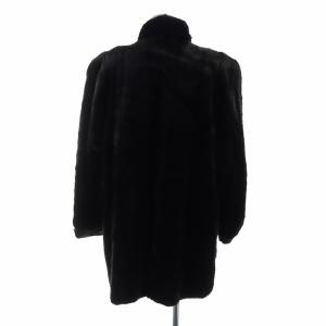 SAGA MINK ROYAL 金サガ ロイヤル TERRY'S ブラックミンク ファー ロング コート 毛皮 F 黒 ブラック