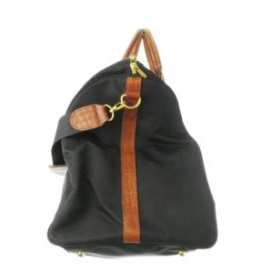 VALENTINO GARAVANI sport ボストンバッグ ショルダー 2way ナイロン レザー ロゴ 黒 ブラック