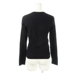 BURBERRY LONDON BLUE LABEL コットンカーディガン ニット クルーネック 長袖 薄手 ストレッチ ワンポイント