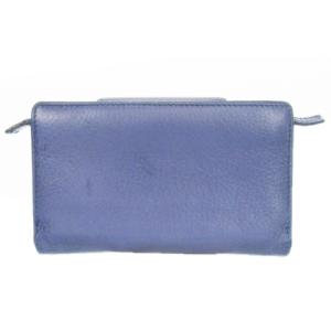 Vivienne Westwood 二つ折り財布 レザー オーブ ブルー