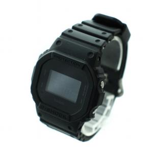 CASIO G-SHOCK 腕時計 ウォッチ クォーツ デジタル デイデイト カレンダー付き スクエア ロゴ 黒 ブラック DW-5600BB GY17