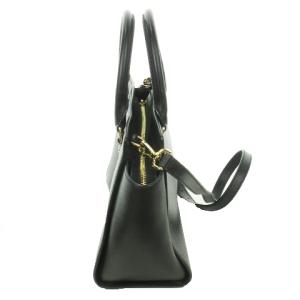 MICHAEL KORS ハンドバッグ ショルダーバッグ 2way PVC ロゴ ゴールド金具 黒 ブラック /AO12 GY17