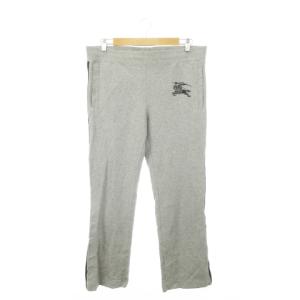 スウェットパンツ ストレート サイドライン ロゴプリント ストレッチ 3 L グレー