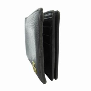 GUCCI GGマーモント 二つ折り財布 ウォレット ロゴ レザー 黒 ブラック 473960