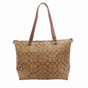 COACH トートバッグ シグネチャー PVC レザー ベージュ F79609 /HO 0302