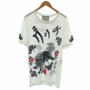 Tシャツ ダメージ加工 シーサー S ホワイト 431278
