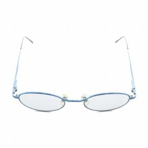EMPORIO ARMANI イタリア製 眼鏡 サングラス メタルフレーム カラーレンズ オーバル 4920-135 青 ブルー