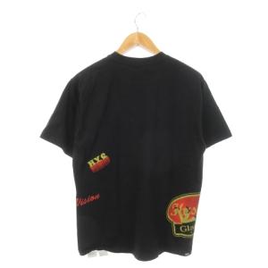 HYSTERIC GLAMOUR DIZZY & MILKY ALWAYS GOOD TIME Tシャツ 半袖 グラフィック プリント コットン M 黒 ブラック