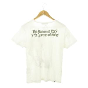 HYSTERIC GLAMOUR COURTNEYLOVE Tシャツ ラウンドネック 半袖 プリント コットン S 白 ホワイト /AH11