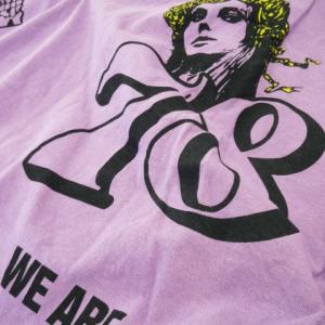 HYSTERIC GLAMOUR DIZZY & MILKY HYSTERIC Tシャツ ラウンドネック 丸首 半袖 ゆったり プリント