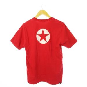 HYSTERIC GLAMOUR Tシャツ カットソー ラウンドネック 丸首 半袖 プリント The CLASH スター M 赤 レッド