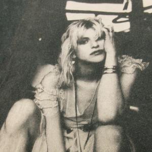 HYSTERIC GLAMOUR COURTNEYLOVE Tシャツ クルーネック 半袖 プリント コットン M 黒 ブラック