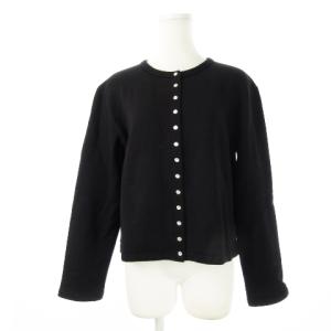 M001 CARDIGAN カーディガン プレッション スウェット クルーネック 長袖 スナップボタン