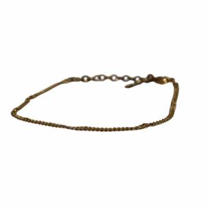 SAINT LAURENT PARIS チェーン ブレスレット ロゴ ゴールドカラー 金色 /KW GY18