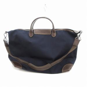 Longchamp ル プリアージュ ボックスフォード L トラベルバッグ ショルダー 2WAY キャンバス ダイヤルロック付き 青 ブルー