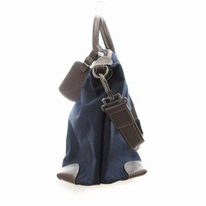 Longchamp ル プリアージュ ボックスフォード L トラベルバッグ ショルダー 2WAY キャンバス ダイヤルロック付き 青 ブルー