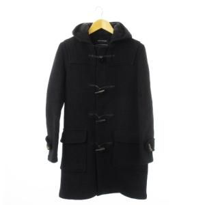 ダッフルコート ミドル フーディ ダブルフェイス ウール M チャコール グレー /CK10 GY18