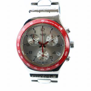 IRONY PATENTED 腕時計 ウォッチ クォーツ デイト カレンダー付き ロゴ クロノグラフ シルバー色