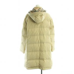 BURBERRY GOLF ダウンコート ジップアップ フード ノバチェック ロング 長袖 LL ベージュ BGP18-515-40 GY18