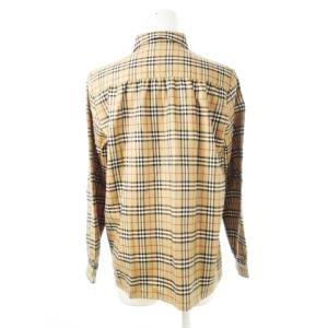 burberrys 白タグ 90's オールド ヴィンテージ ノバチェック  シャツ ウール 7 ベージュ