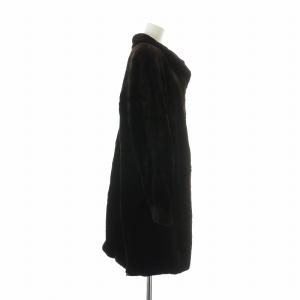 SAGA MINK ギラロッシュ GuyLaroche 銀サガ ファーコート アウター 毛皮 シェアードミンク 逆毛 肩パッド
