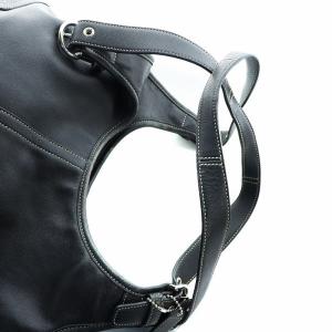 COACH ハンドバッグ レザー ロゴ 黒 ブラック 9249 GY18