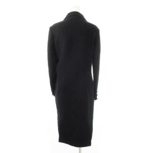 GIANNI VERSACE チェスターコート ロング 縮絨 フェルト 柔らか フランネル メデューサロゴボタン ストレッチ 40 S