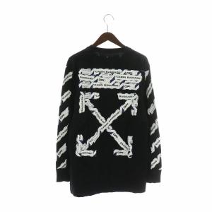 Off-White AIRPORT TAPE L/S TEE エアポートテープ Tシャツ カットソー 長袖 クルーネック ロゴ
