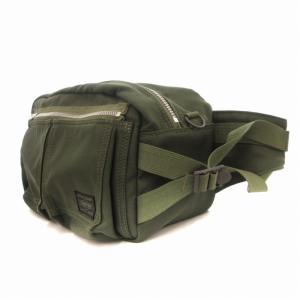 PORTER FLYING ACE フライングエース ウエストバッグ ボディバッグ ナイロン ロゴ カーキ 863-16809